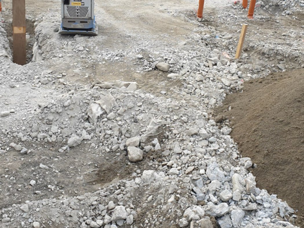 Der Bagger ist hier! Der Bagger ist hier!