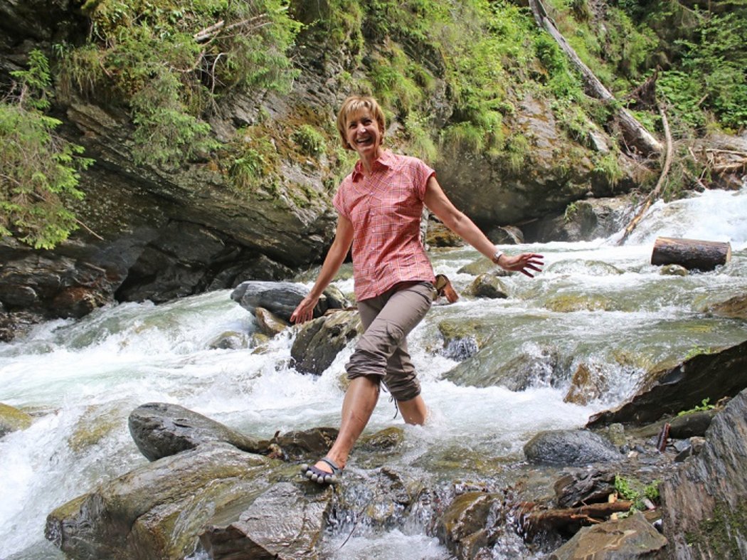 The joy of life in the Tyrolean mountains The joy of life in the Tyrolean mountains